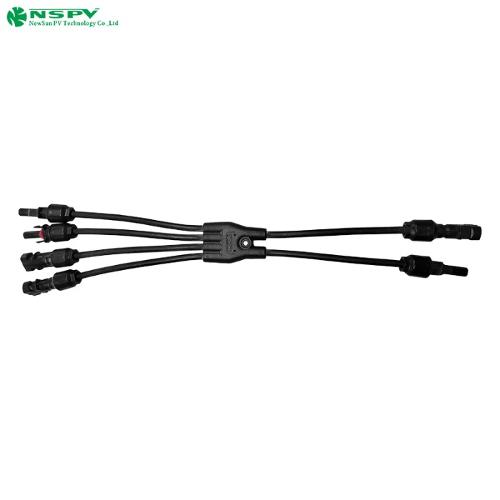 Solar Cable Harness 4 To 2 Cbale Connector