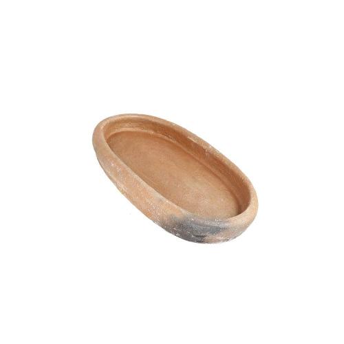 Clay Handmade 2 Portions Boat Pan 30 cm