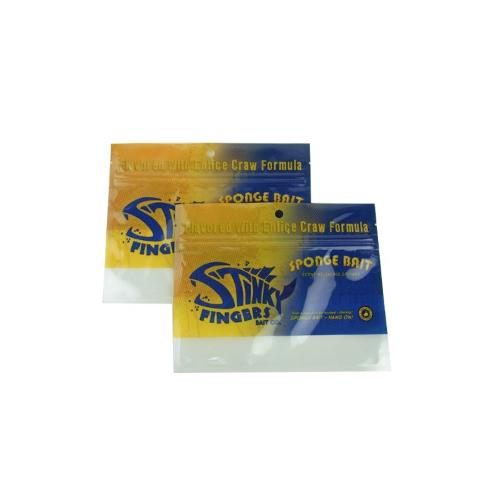  Plastic zipper soft fishing bait bags