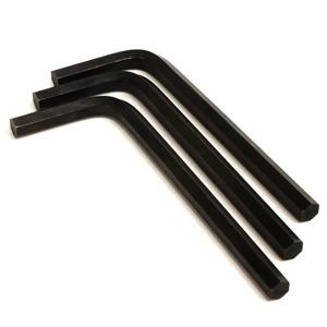 M6 - 6mm Allen Key Hex Short Arm Wrenches Steel Self Colour 