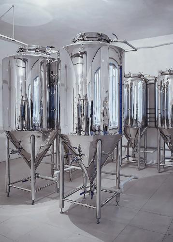 Micro-brewery for production 100-140 liters of beer per day