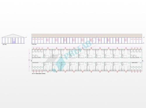 460 M² Prefabricated Dormitory