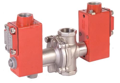 ATEX certified 2 way (2/2) Dual Flow Solenoid Valve For CNG LPG Dispensing