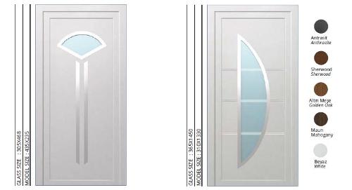 PVC DOORS, LAMINATED