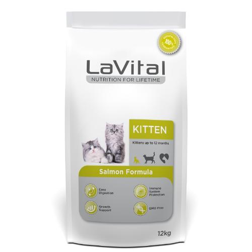 LAVITAL KITTEN SALMON FORMULA 12&1,5 KG DRY CAT FOOD