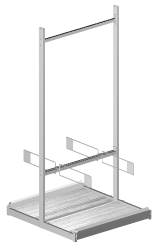 Modular shop rack systems & instore interior shelving design