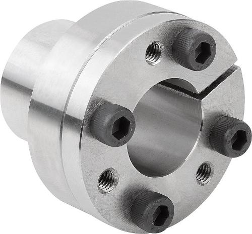 Keyless locking couplings form a for thin walled hubs