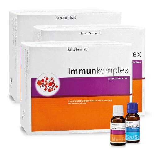 Immuno-complex - small glass bottles