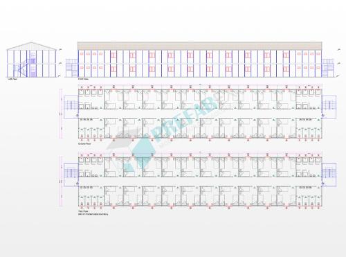 Prefabricated Dormitory-895 M²