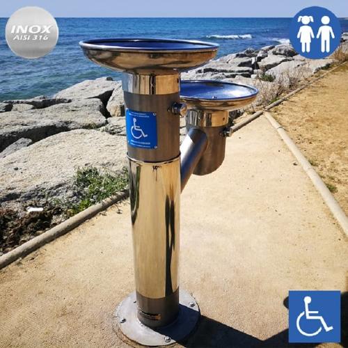  FX-02 Inclusive Outdoor Double Urban Drinking Fountain