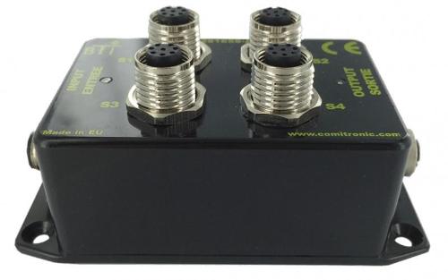 M12 XRS485 connection box for setting RS485 network automatic and deferral outle