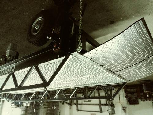 Wide Loading Ramp with hydraulic tilting bridge - AZ RAMP - STAR-10-XL