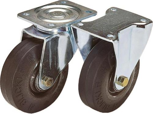 Swivel and fixed castors heavy-duty version