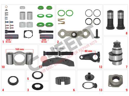 DX 225 Repair Set (Right)