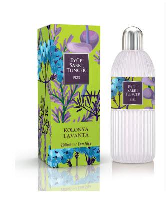 Lavender Cologne 200 ml Cylinder Glass Bottle