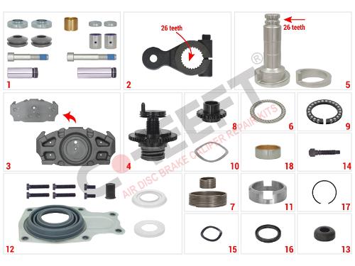 D3 Repair Set (Long - Left)