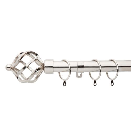 Twisted Metal Extendable Curtain Pole