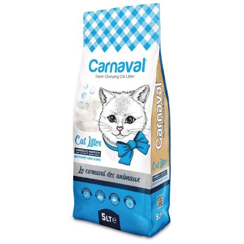 CARNAVAL SUPER CLUMPING PERFUMED CAT LITTER 5 LT MARSEILLE