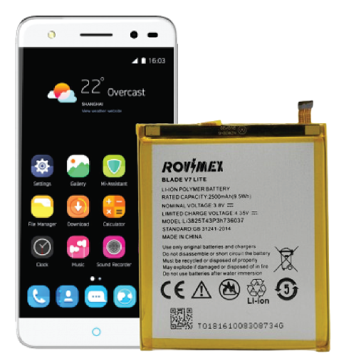 ZTE Blade V7 Lite Rovimex Battery