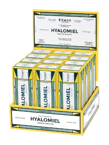 Hyalomiel Violette: display of 12 units