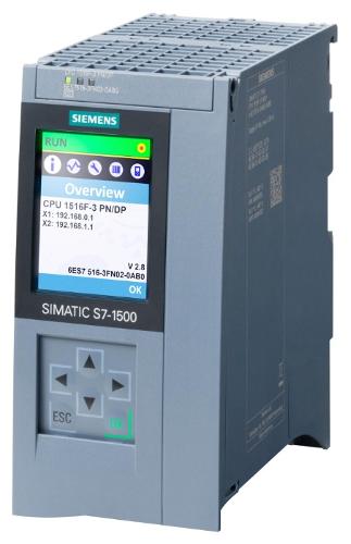 6Es7516-3Fn02-0Ab0 Siemens Simatic S7-1500F, Cpu 1516F-3 Pn/