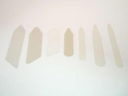 MYLAR STIFFENERS 25/100 - different shapes