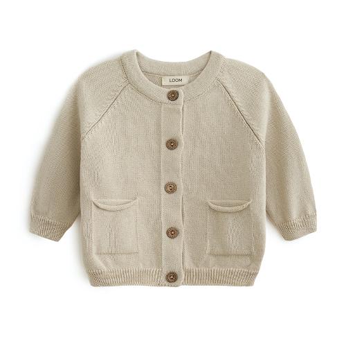 Cardigan with pockets Beige