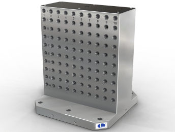 Gridded Rectangular Tooling Column