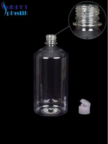 1000cc plastic bottle with flip top cap