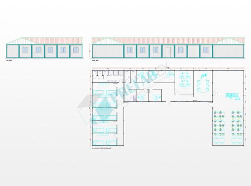 Modular Accommodation & Office Container-274M²