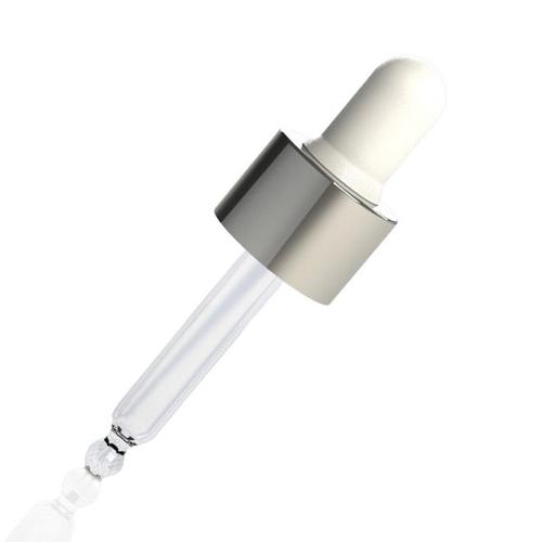 ALU Silver Day Assembled Dropper – 10 ml, White Teat