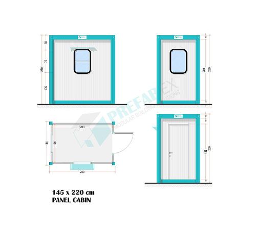 Panel Cabin -145x220 