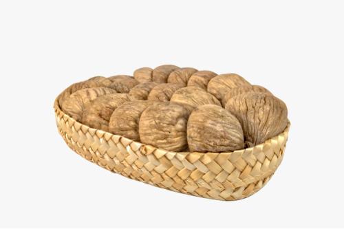 Protoben Turkish Figs in Straw Bowl