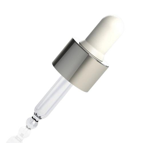 ALU Silver Day Assembled Dropper – 5 ml, White Teat