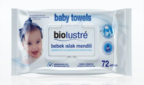 Biolustre 72 Pcs Baby Wet Wipes