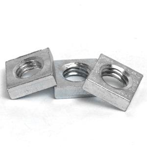 M5 - 5mm Square Nuts Square Thin Nut Bright Zinc Plated DIN 