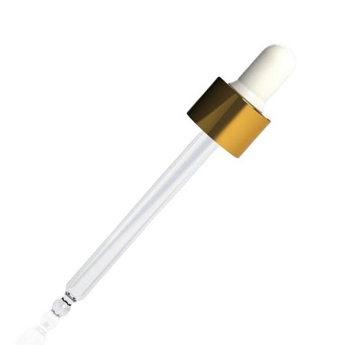 ALU Gold Day Assembled Dropper – 50 ml, White Teat