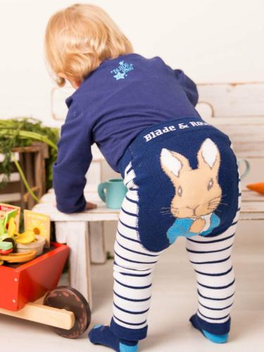 Peter Rabbit Navy Striped Leggings