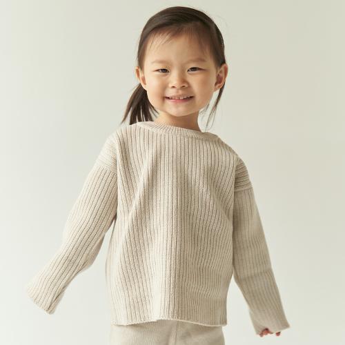 Ribbed Merino Cashew Sweater