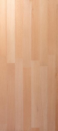 Finger jointed panels in oak and beech