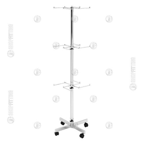 TD 156 ACCESSORIES DISPLAY STAND, ROUND BASE