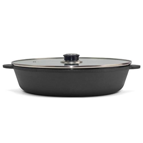 Cast iron frying pan with cast handles M3060U-6