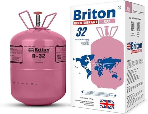 Briton Refrigerant R32 For HVAC Disposable Cylinder 1 Okg