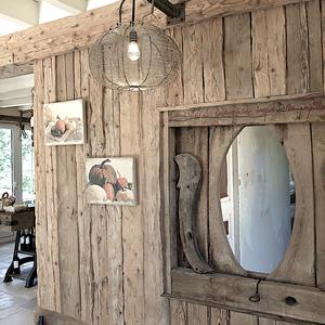 Barn wood sleepers