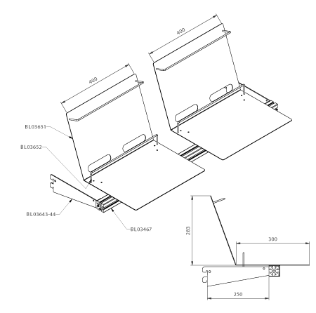 Modular shop rack systems & instore interior shelving design