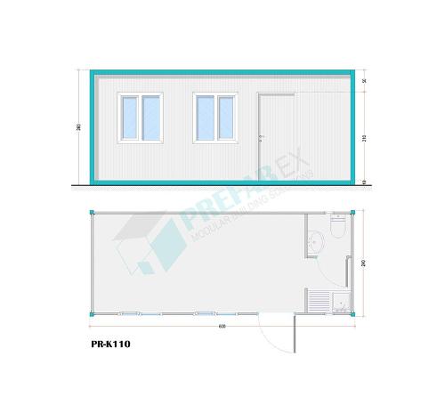 Modular Flat Pack Container-K110 