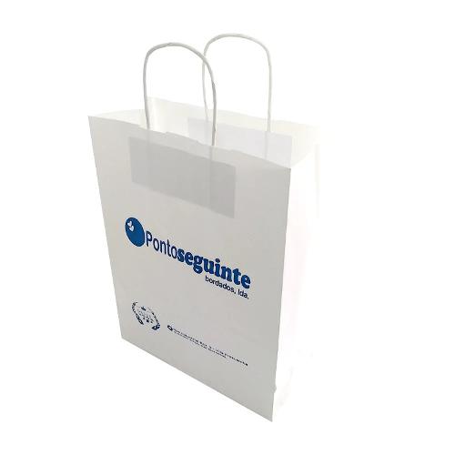 Kraft paper bag with twisted handle, economic range