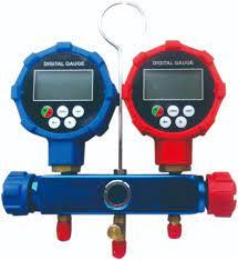 2-Valve Refrigerant Control Usage Manifold Pressure Gauge