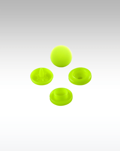 Neon Yellow Plastic Snaps (12,50mm) Cap