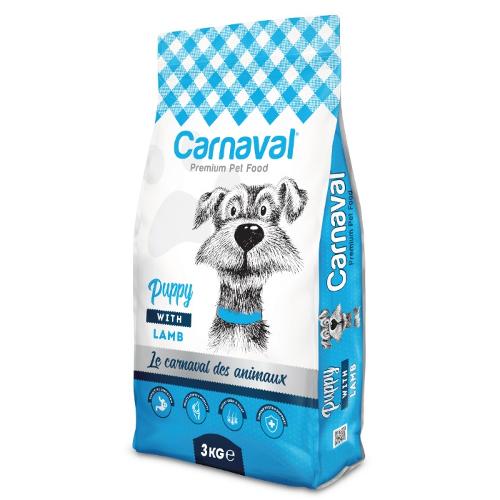 Carnaval Premium Puppy Dog Food Lamb & Rice 3 Kg